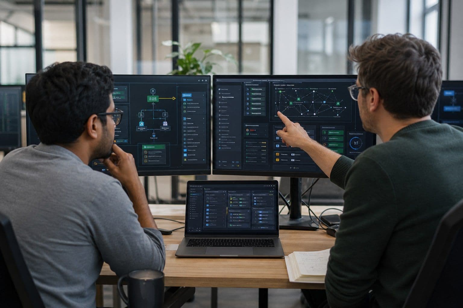 Platform engineers reviewing deployment, network reach, and credentials for an MCP service