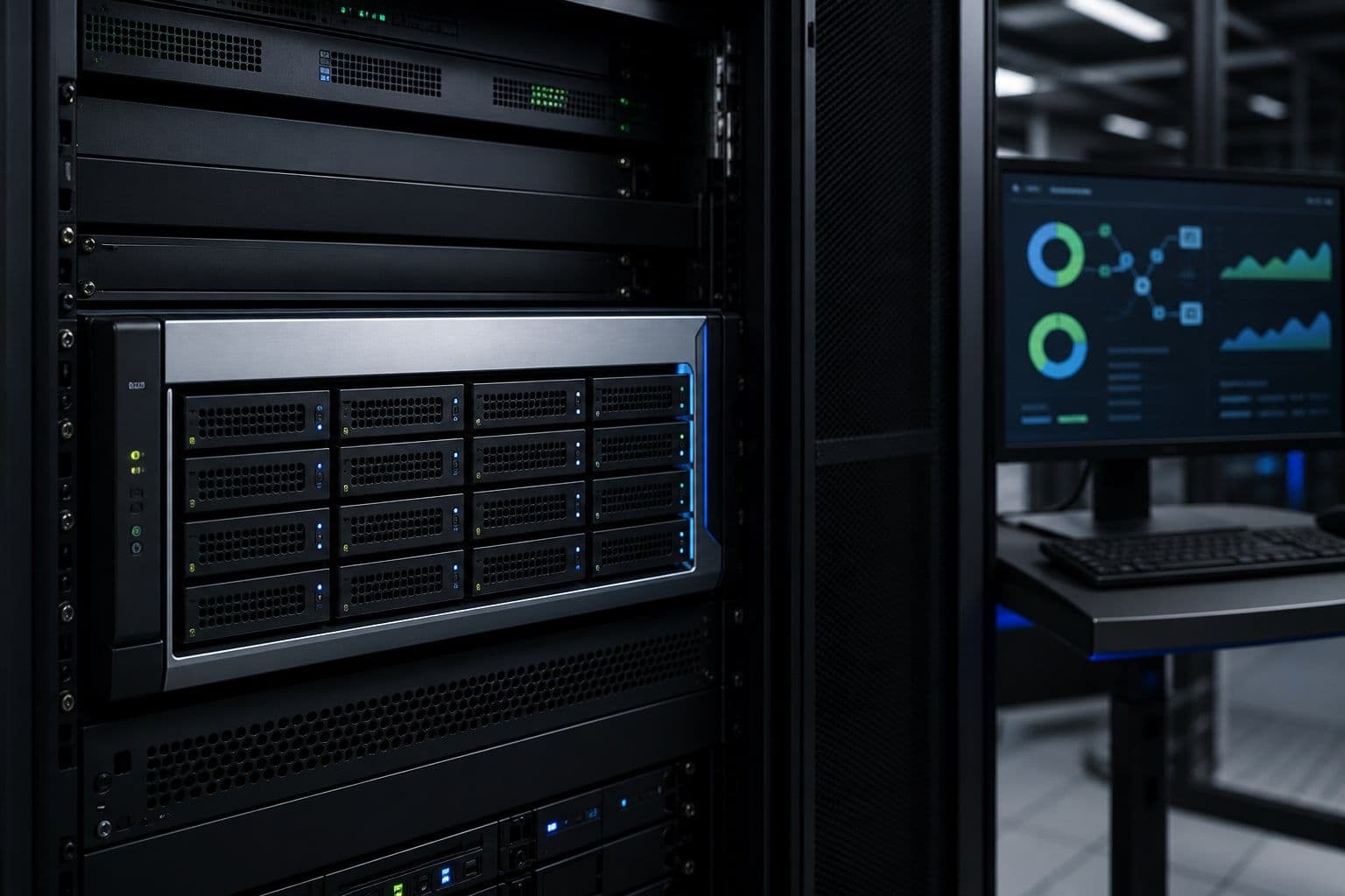 Isolated backup storage appliance with protected drive bays and a recovery console