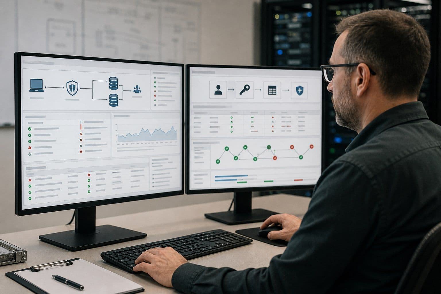 Datenbank-Security-Engineer bei der Prüfung von SPNs, Kanalbindung und Clientverbindungen