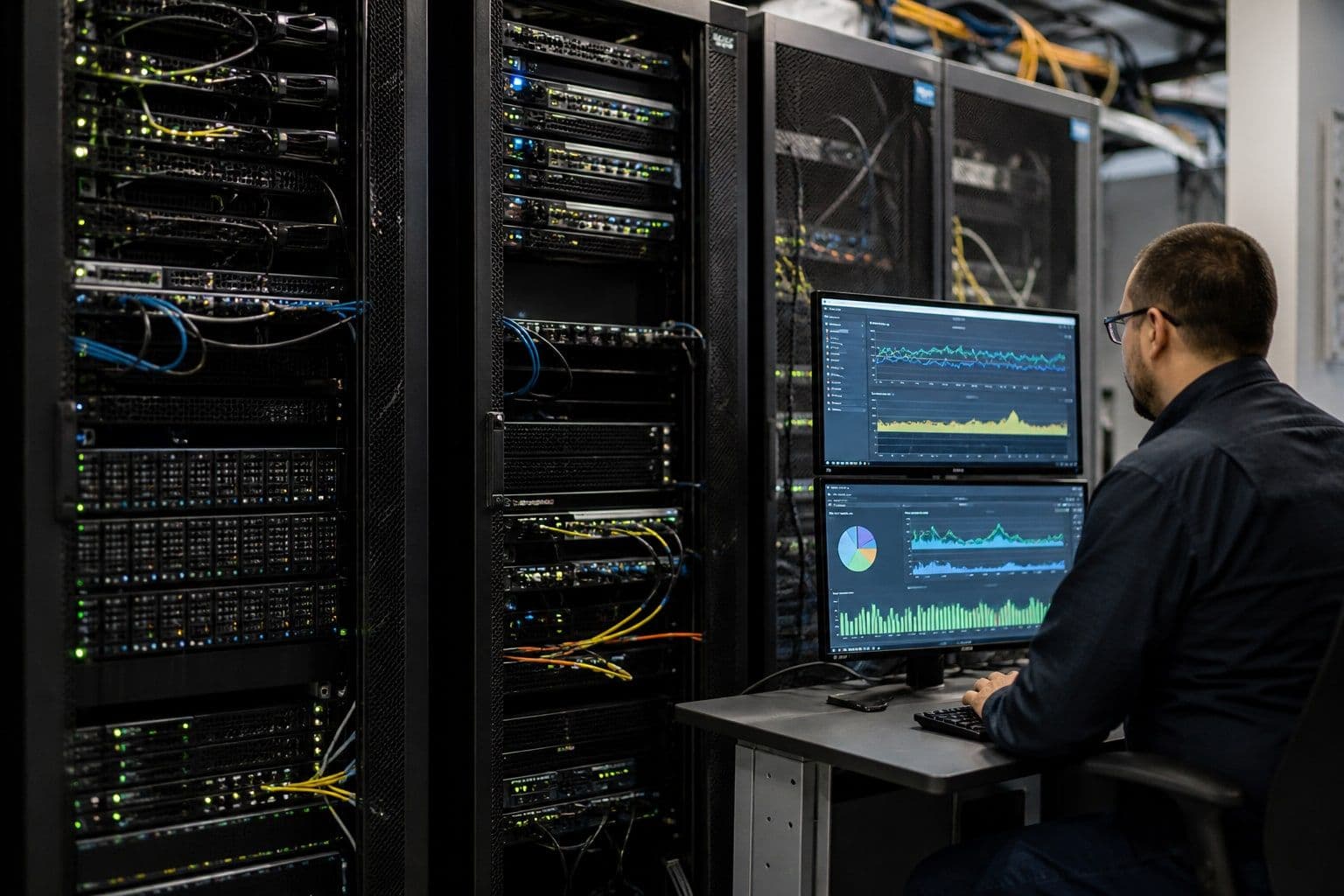 Database administrator measuring workload across three SQL Server nodes