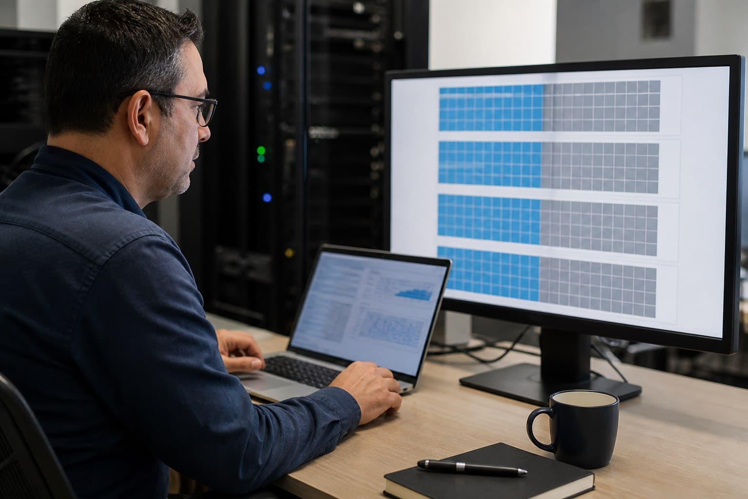 Datenbankingenieur prüft partitionsbezogene Indexbefehle