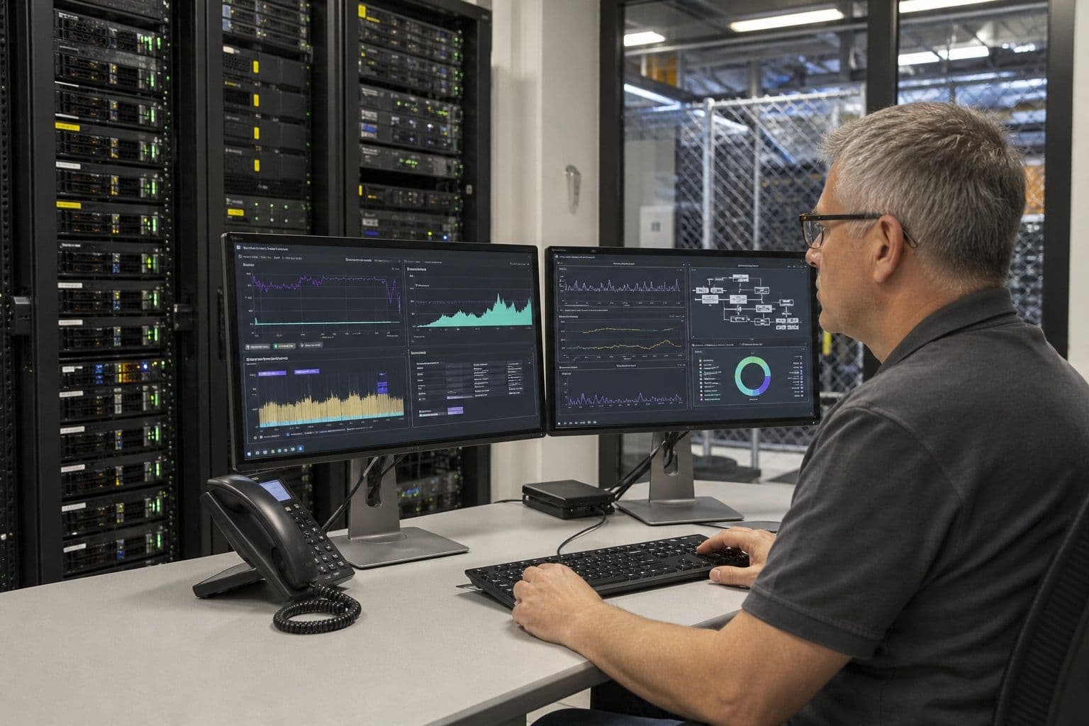 Datenbankadministrator beim Abgleich von Abfragelast, Nebenläufigkeit, Speicher und Storage-Leistung