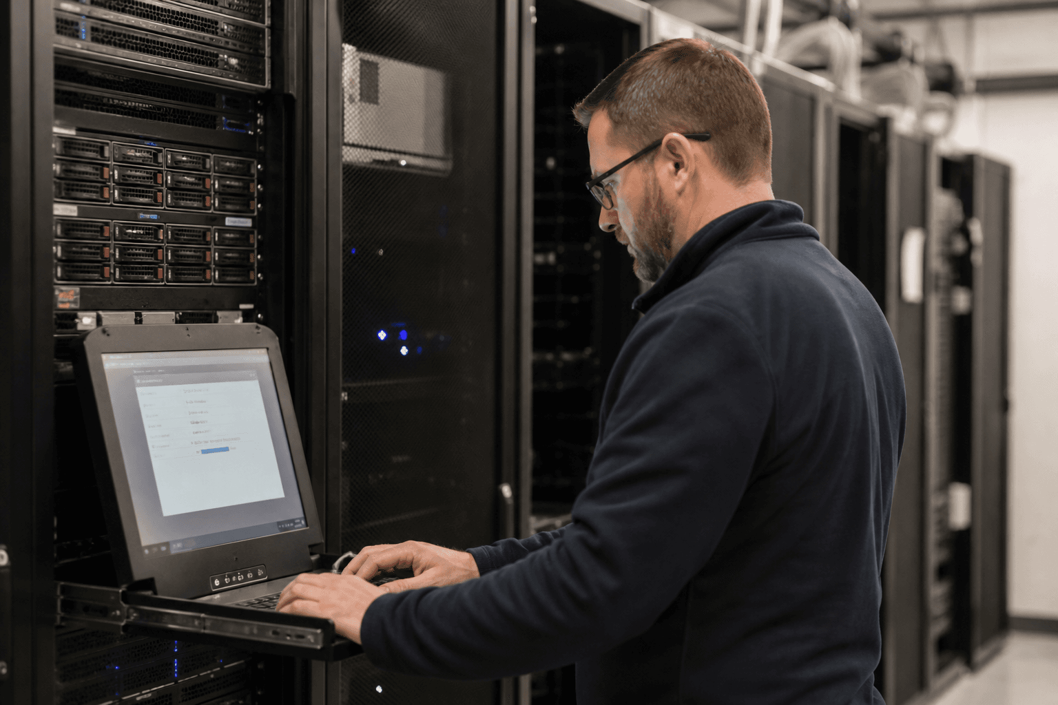 Backupadministrator prüft eine Upgrade-Baseline auf Infrastrukturkonsolen