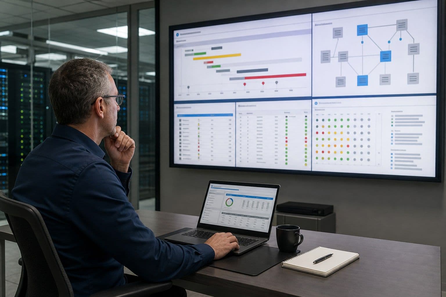 Serveradministrator bei der Prüfung von Lifecycle-Daten für Windows Server 2022
